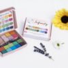 Palette iNFINITY - 2O couleurs aquarelles irisées extra-fines véganes artisanales